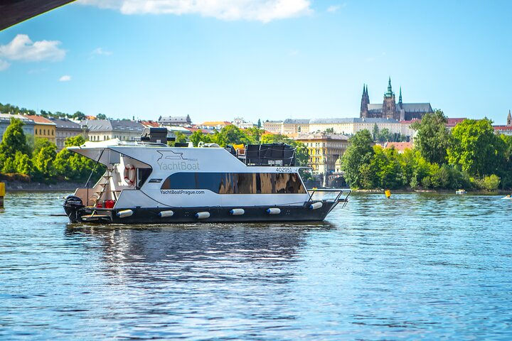 VIP 3-hours Prague Private Boat Cruise Beer/Prosecco Unlimited - Photo 1 of 17